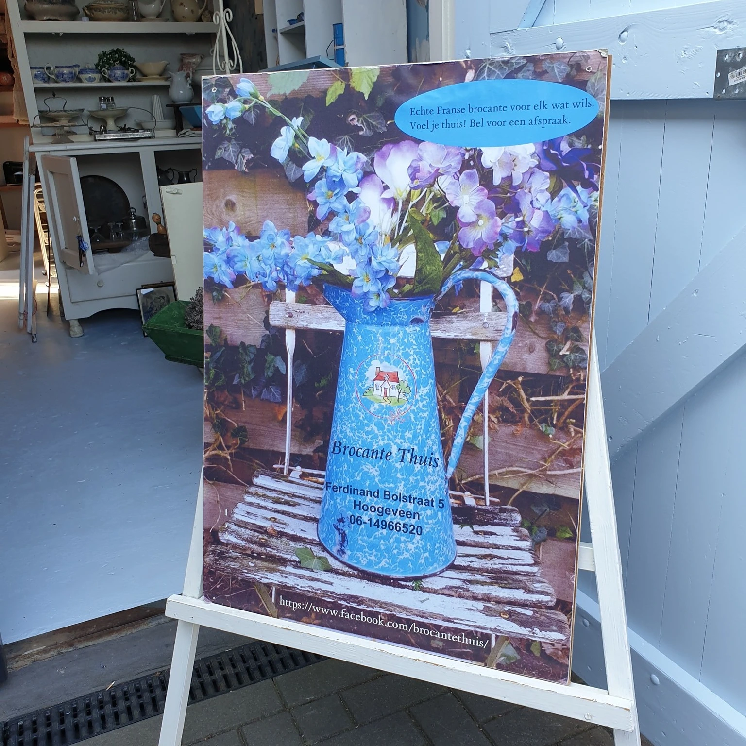 Sfeervolle Franse brocante items bij Brocante Thuis in Hoogeveen